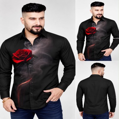Men's Royal  Printed Shirt