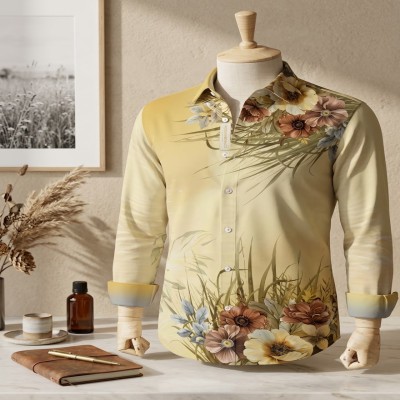 Men's Royal  Printed Shirt