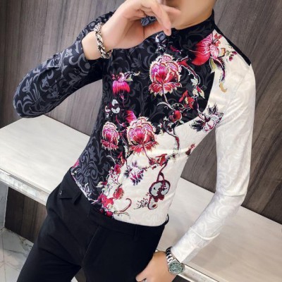Men's Royal  Printed Shirt