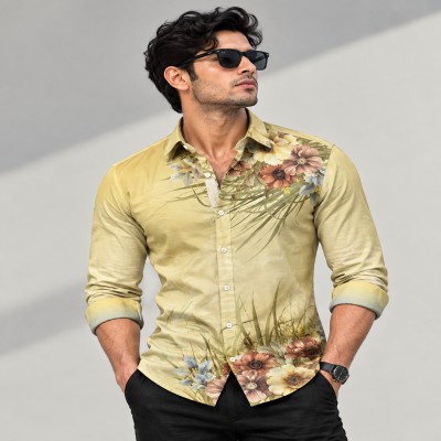 Men's Royal  Printed Shirt