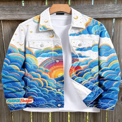 Mens Denim Jacket -Pint